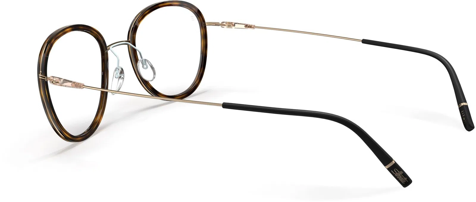 Silhouette Dynamics Colorwave Contour 5581 Eyeglasses - Ruthenium / Graphite - view 18